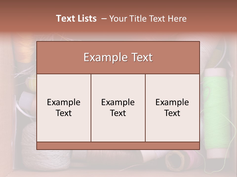 Scissors Equipment Textile PowerPoint Template