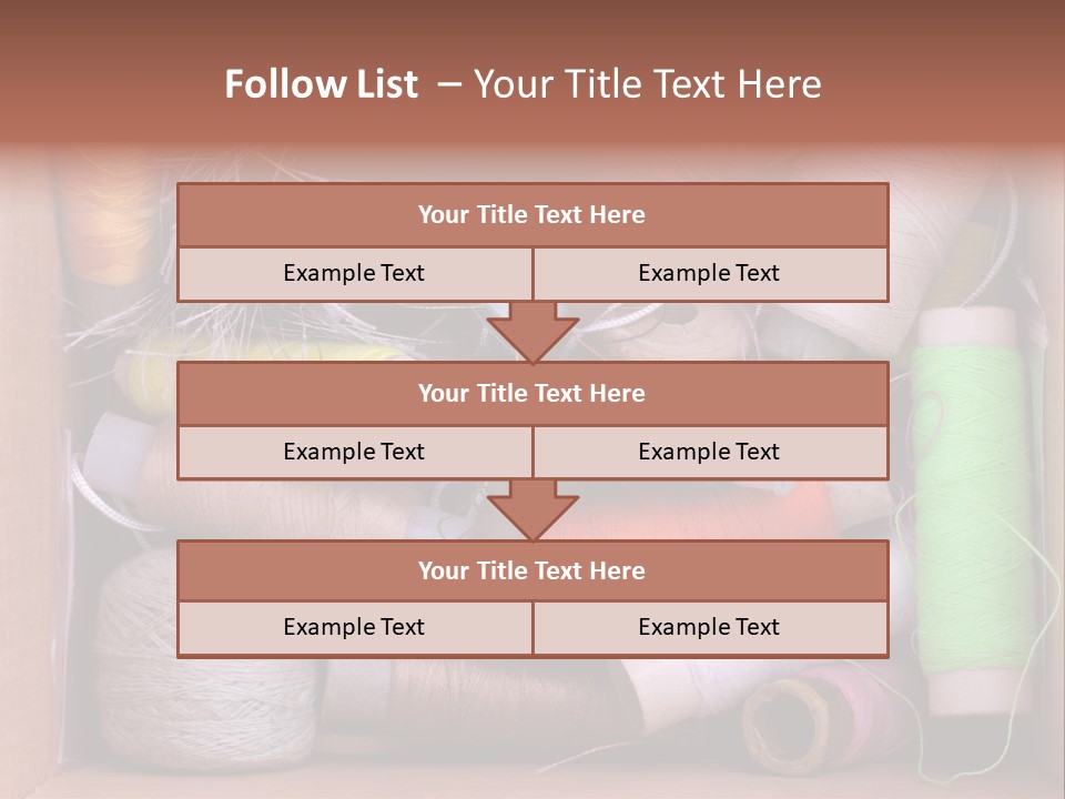 Scissors Equipment Textile PowerPoint Template
