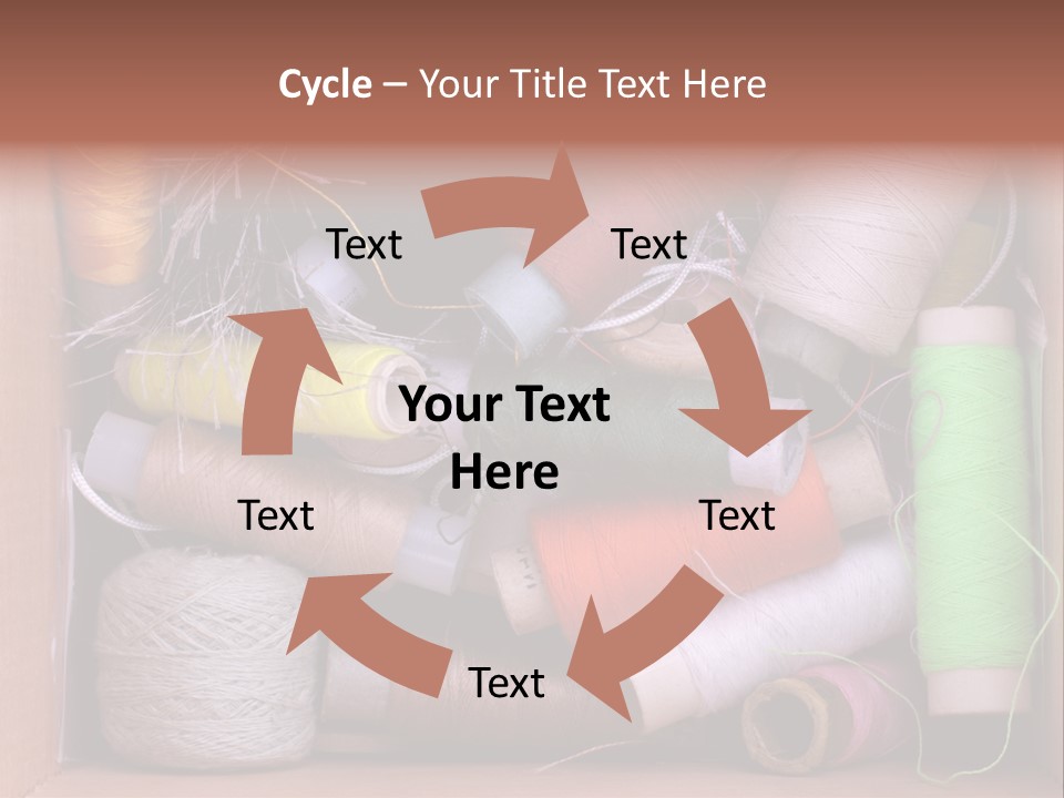 Scissors Equipment Textile PowerPoint Template