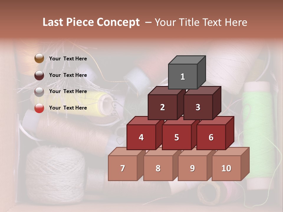 Scissors Equipment Textile PowerPoint Template