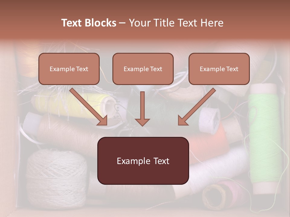 Scissors Equipment Textile PowerPoint Template