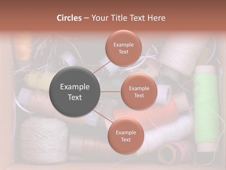 Scissors Equipment Textile PowerPoint Template