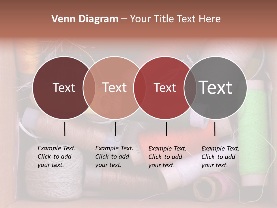 Scissors Equipment Textile PowerPoint Template