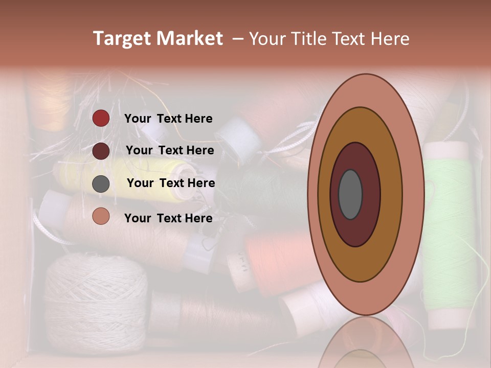 Scissors Equipment Textile PowerPoint Template