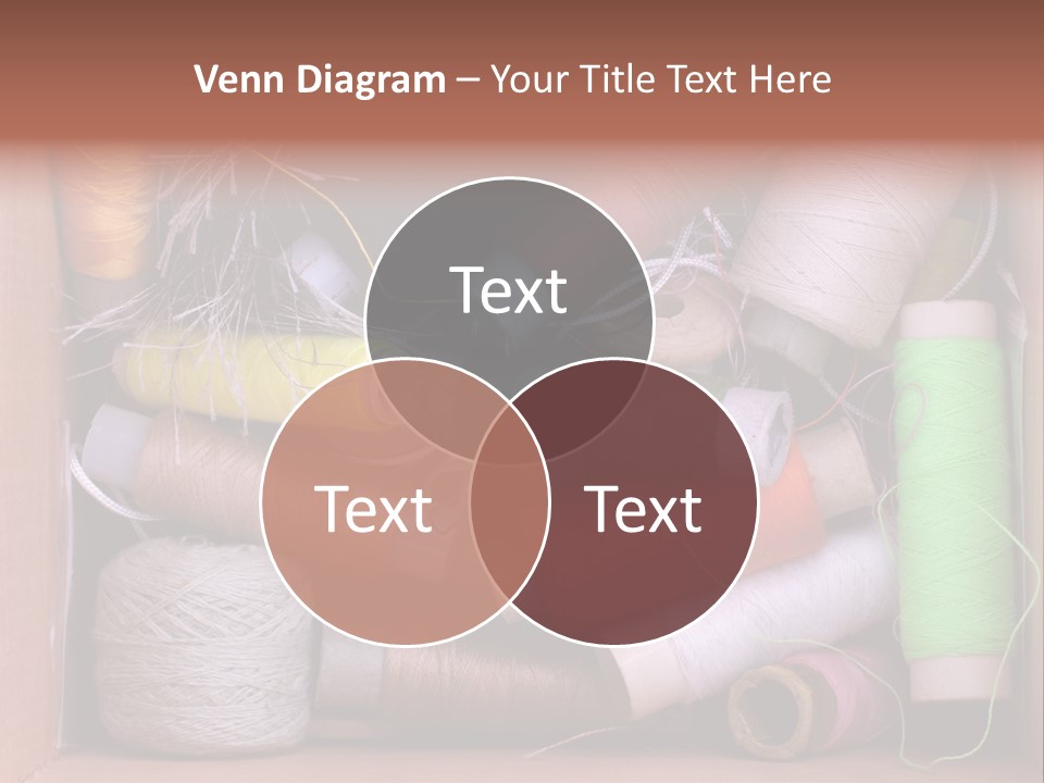 Scissors Equipment Textile PowerPoint Template