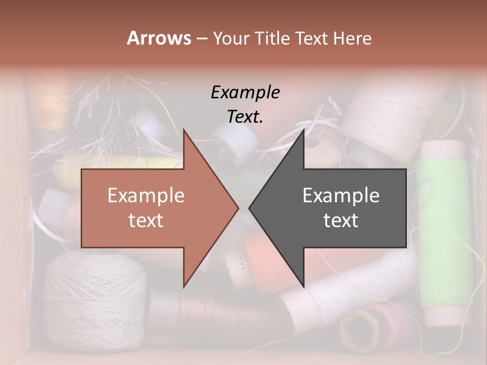 Scissors Equipment Textile PowerPoint Template