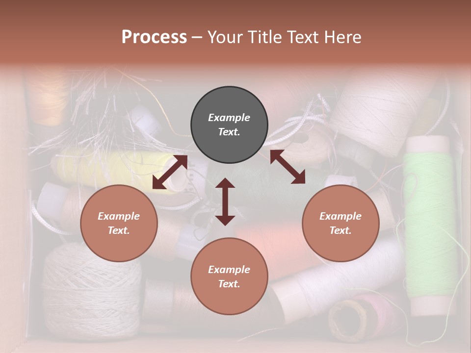 Scissors Equipment Textile PowerPoint Template