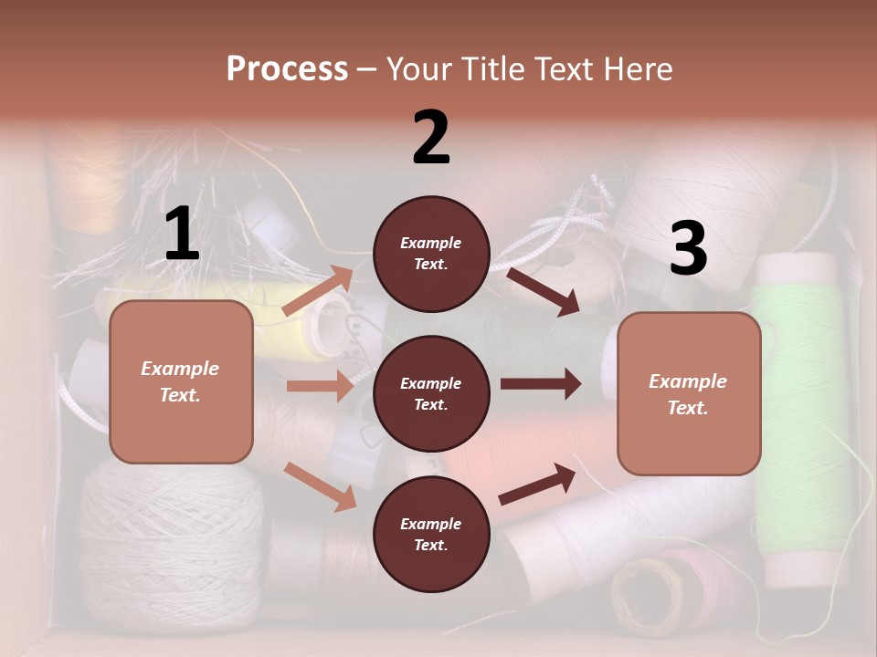 Scissors Equipment Textile PowerPoint Template