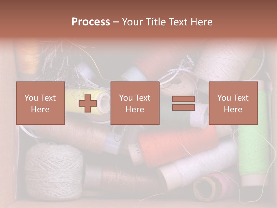 Scissors Equipment Textile PowerPoint Template