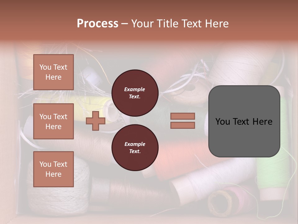 Scissors Equipment Textile PowerPoint Template