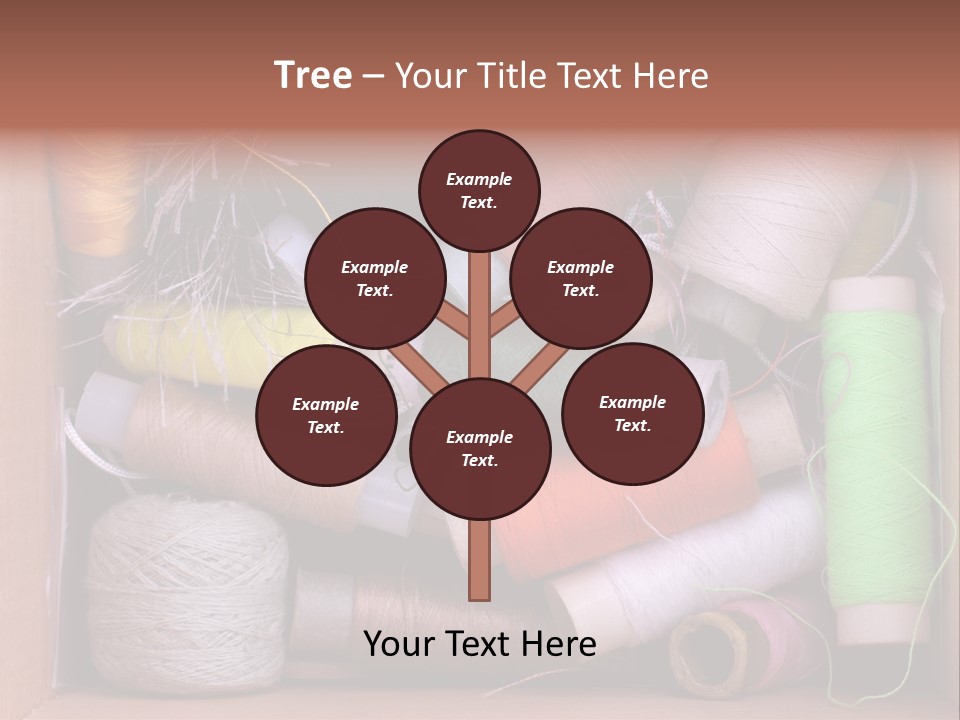 Scissors Equipment Textile PowerPoint Template