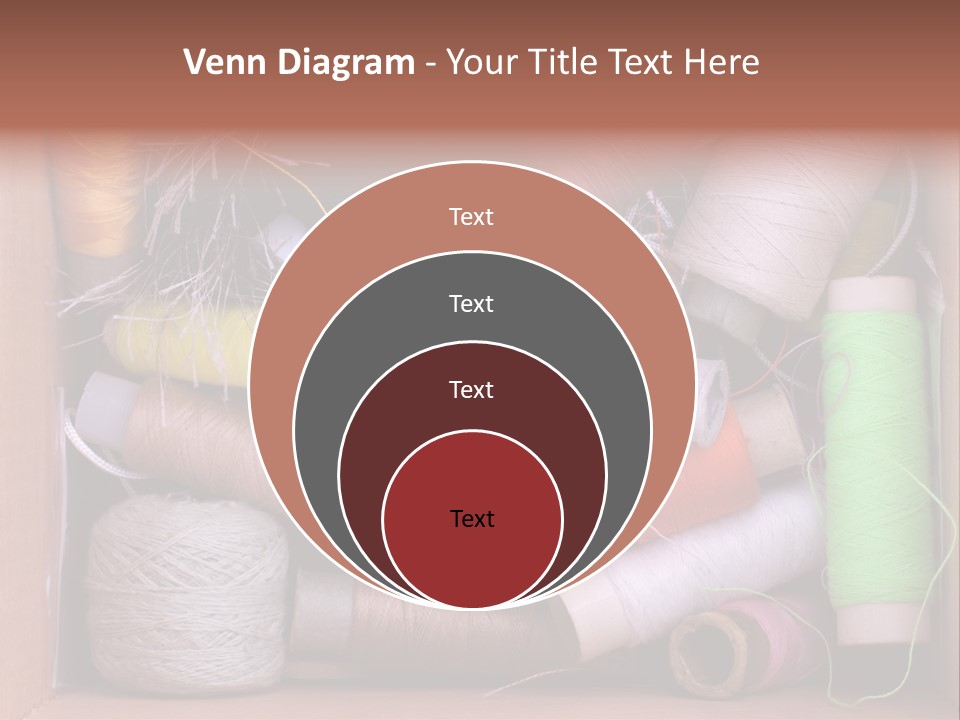 Scissors Equipment Textile PowerPoint Template