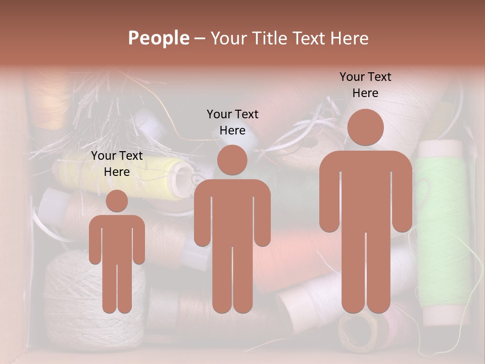 Scissors Equipment Textile PowerPoint Template