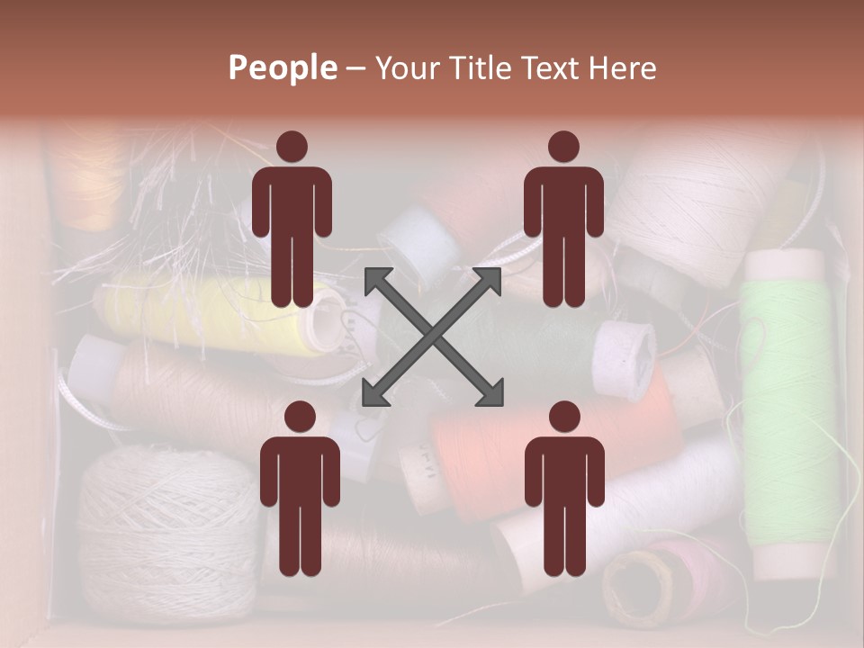 Scissors Equipment Textile PowerPoint Template