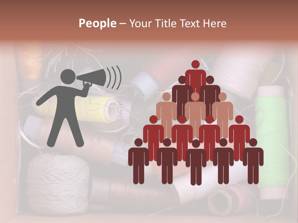 Scissors Equipment Textile PowerPoint Template