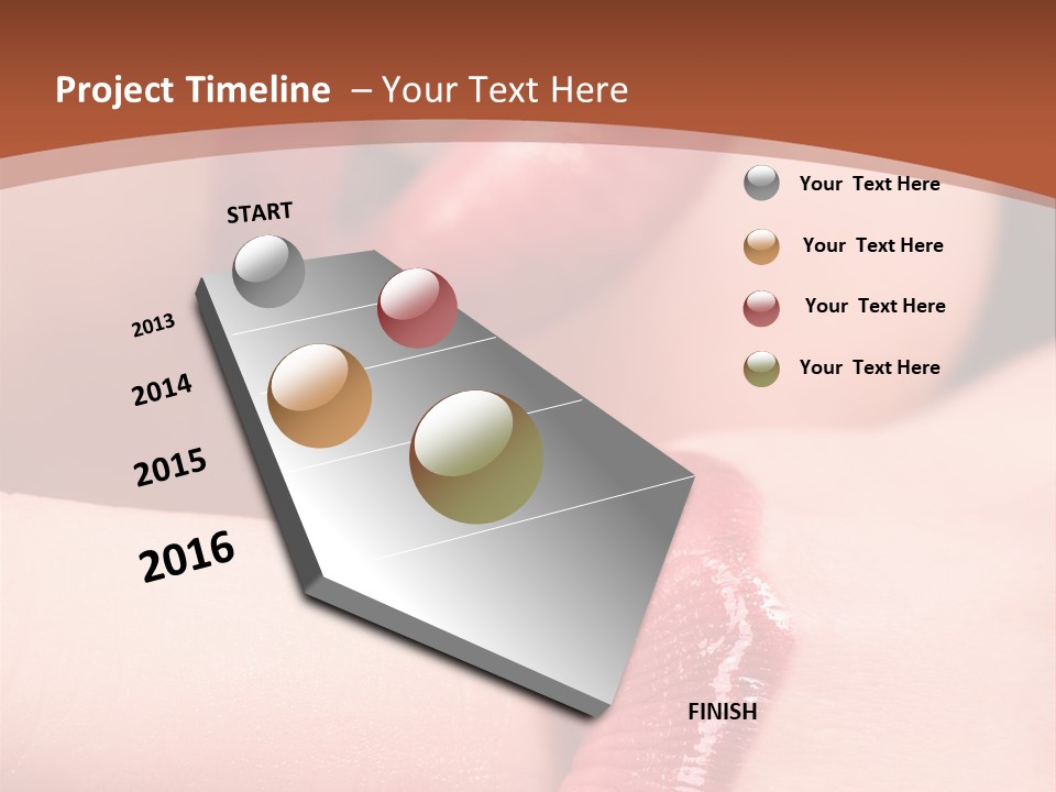 Beautiful Lips PowerPoint Template