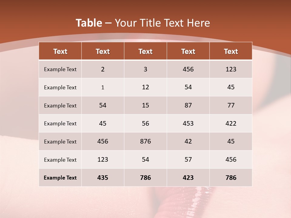 Beautiful Lips PowerPoint Template