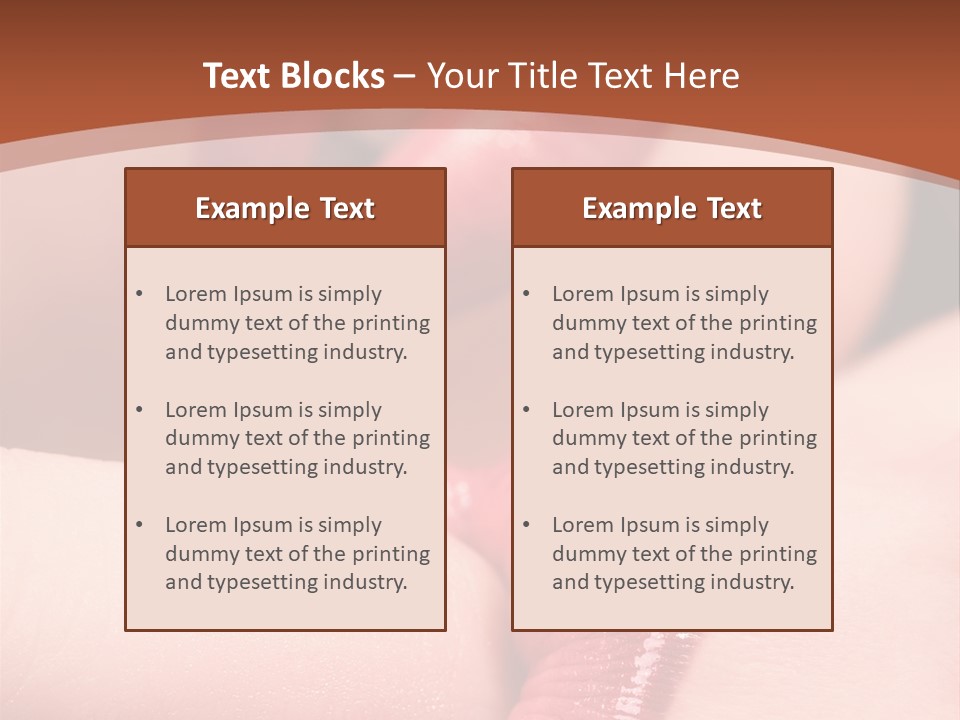 Beautiful Lips PowerPoint Template