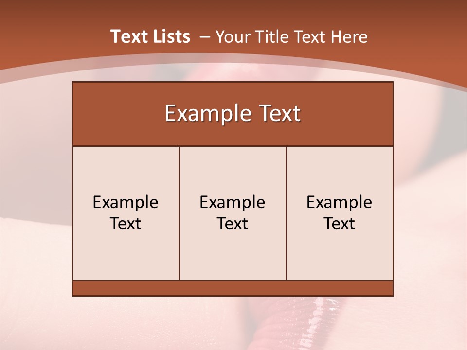 Beautiful Lips PowerPoint Template