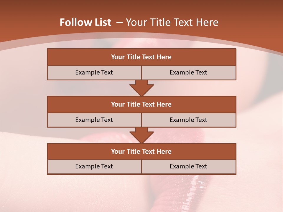 Beautiful Lips PowerPoint Template