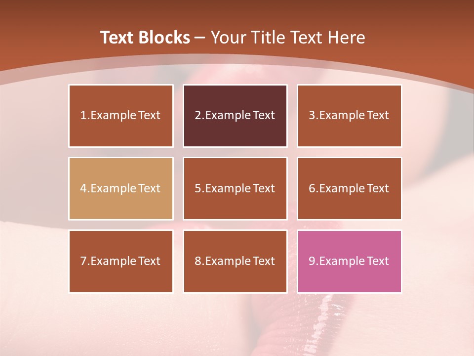 Beautiful Lips PowerPoint Template