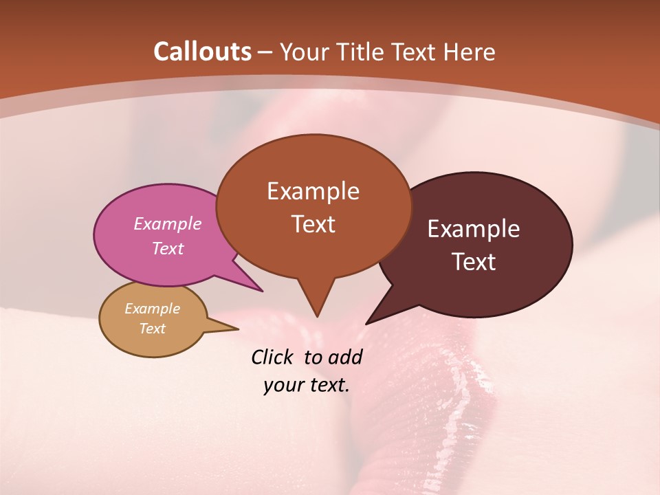 Beautiful Lips PowerPoint Template