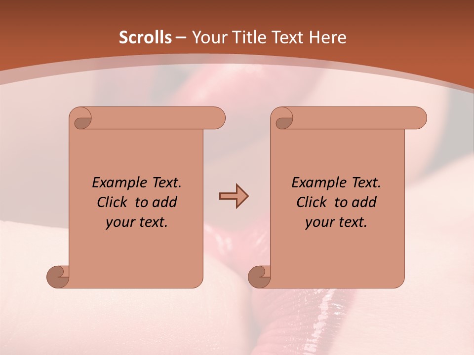 Beautiful Lips PowerPoint Template