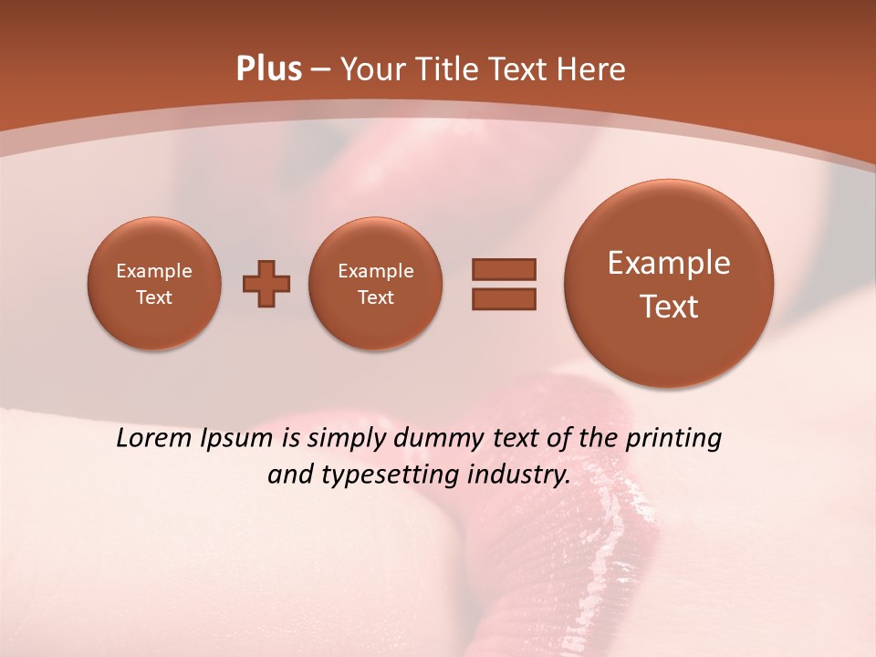 Beautiful Lips PowerPoint Template