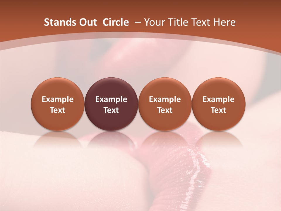 Beautiful Lips PowerPoint Template