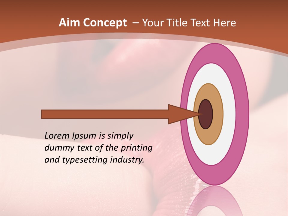 Beautiful Lips PowerPoint Template