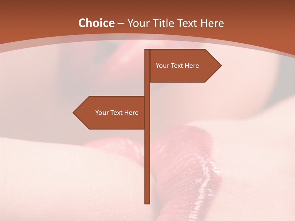 Beautiful Lips PowerPoint Template