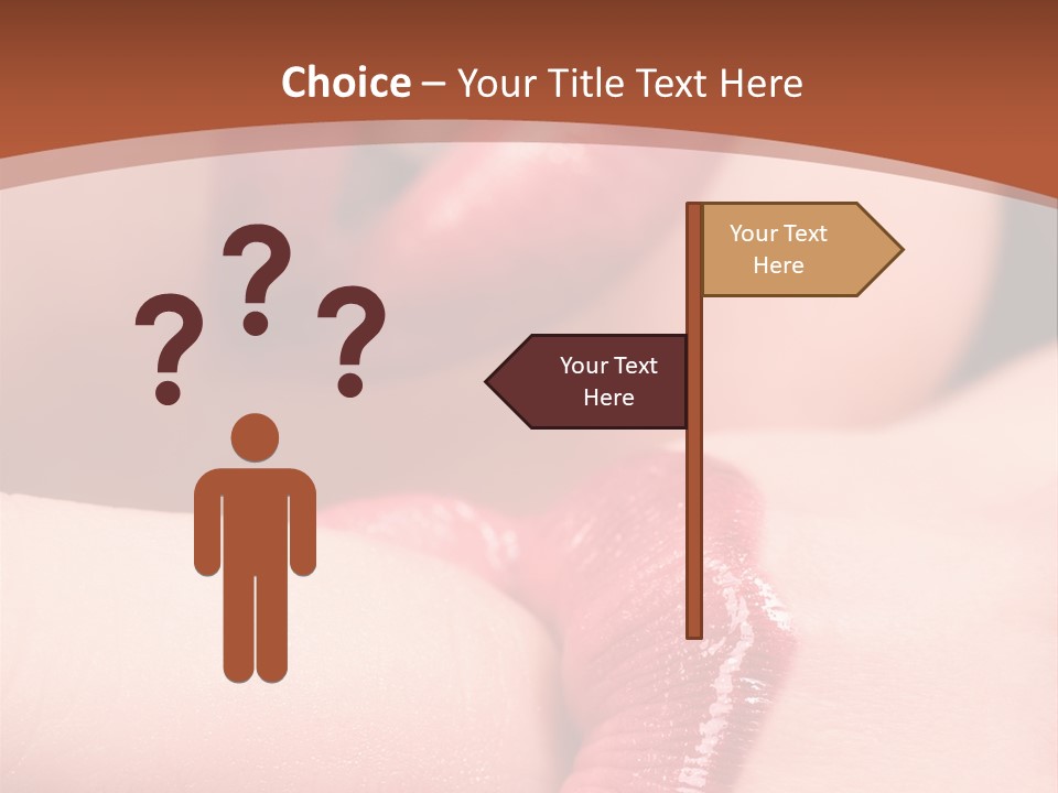 Beautiful Lips PowerPoint Template