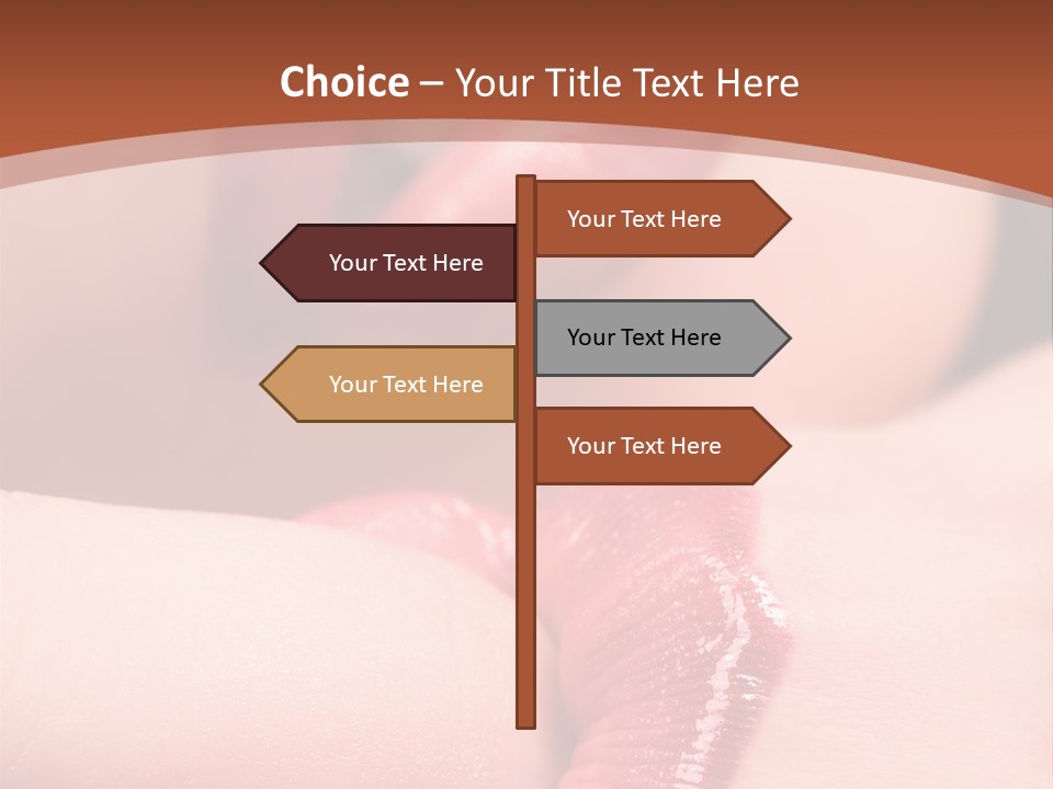 Beautiful Lips PowerPoint Template