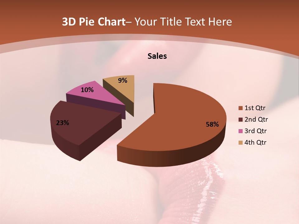 Beautiful Lips PowerPoint Template