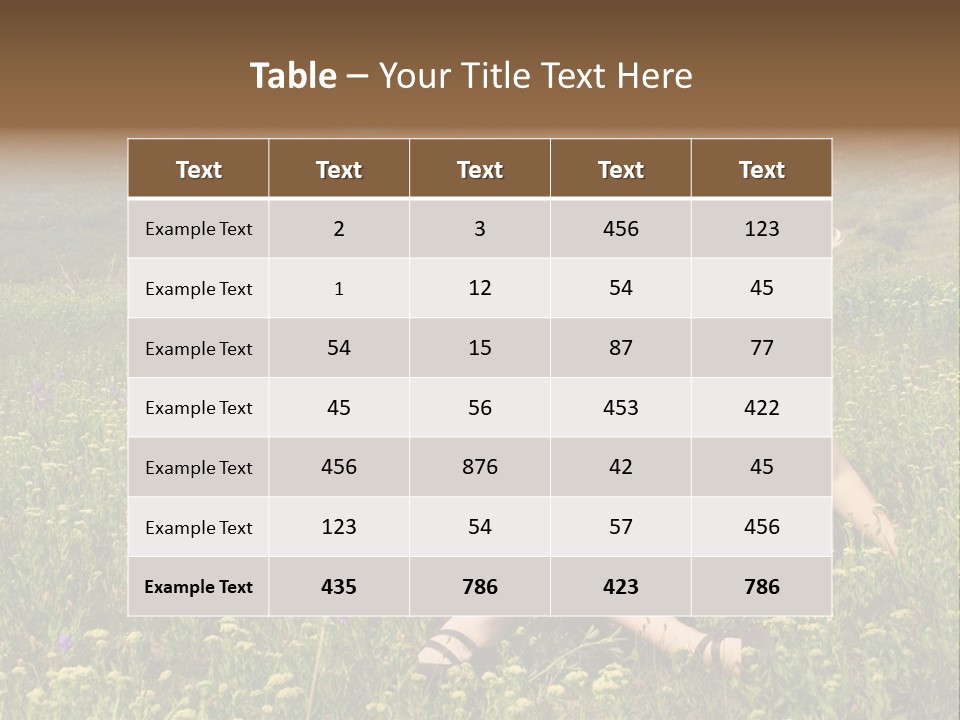 Woman Resting Sitting PowerPoint Template