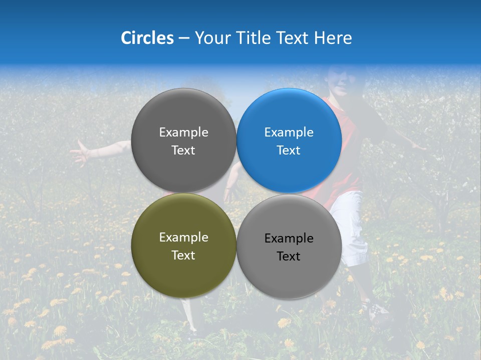 Run Sky Success PowerPoint Template