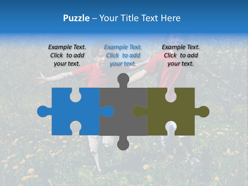 Run Sky Success PowerPoint Template