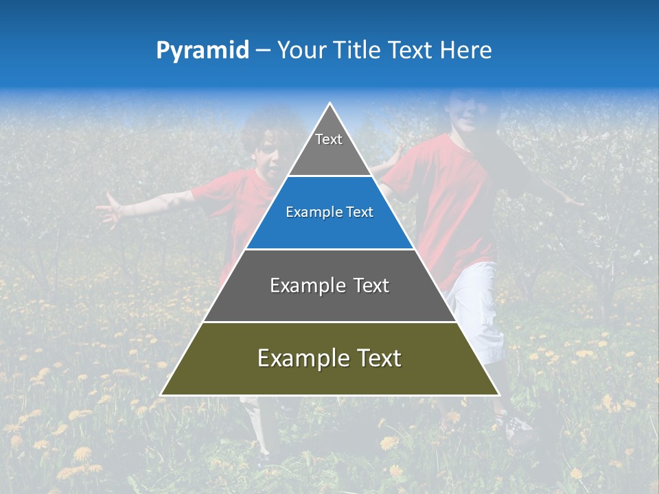 Run Sky Success PowerPoint Template