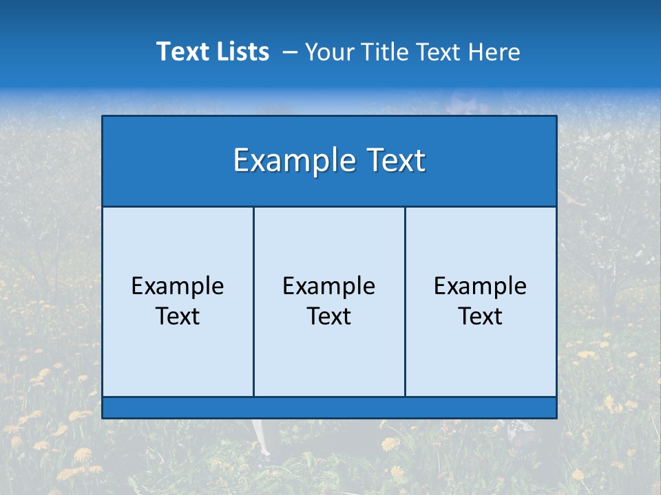 Run Sky Success PowerPoint Template