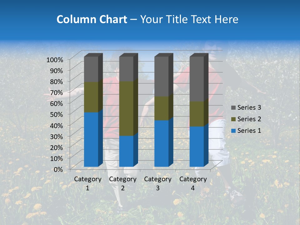 Run Sky Success PowerPoint Template
