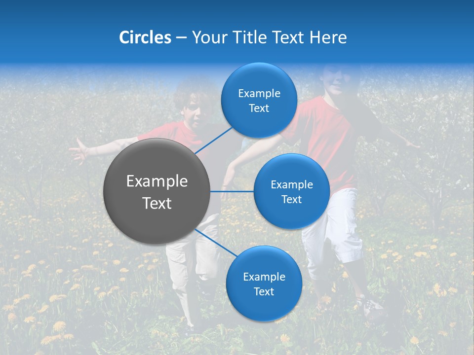 Run Sky Success PowerPoint Template