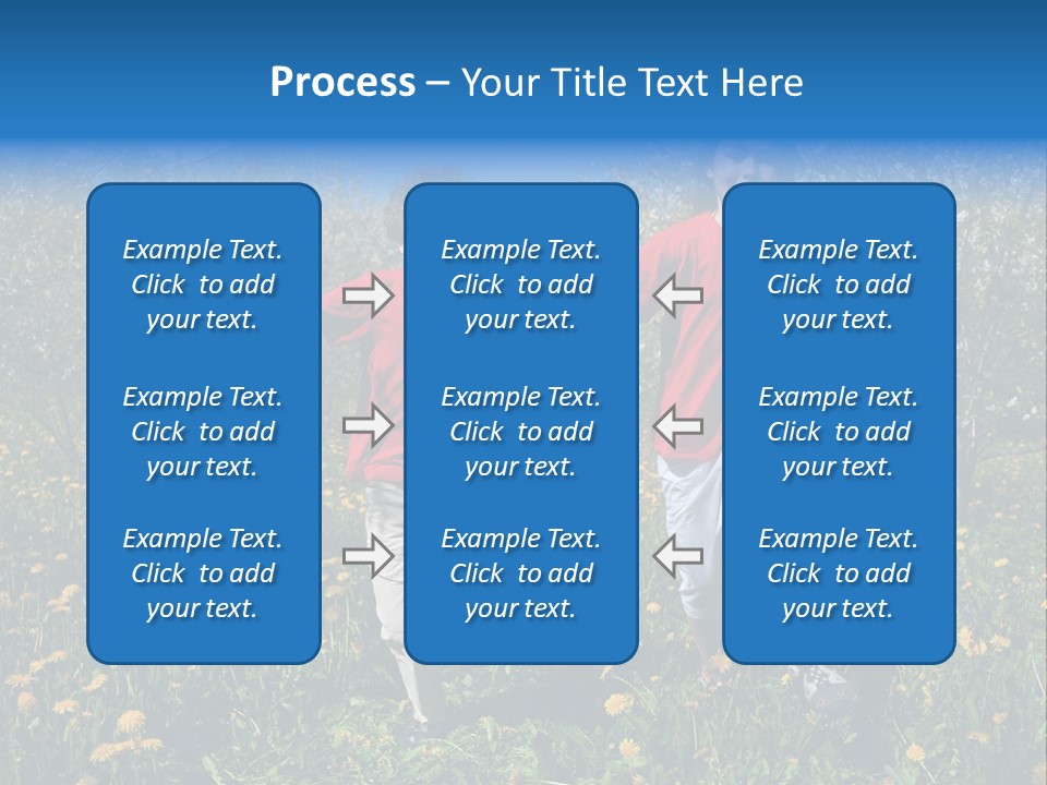Run Sky Success PowerPoint Template