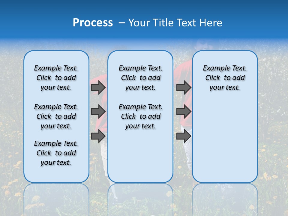 Run Sky Success PowerPoint Template