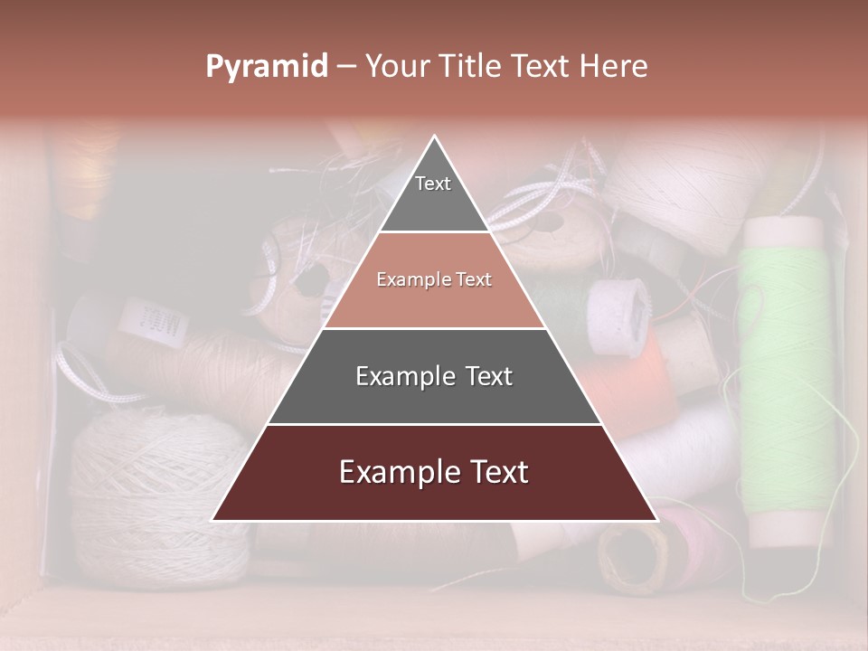 Fabric Red Work PowerPoint Template