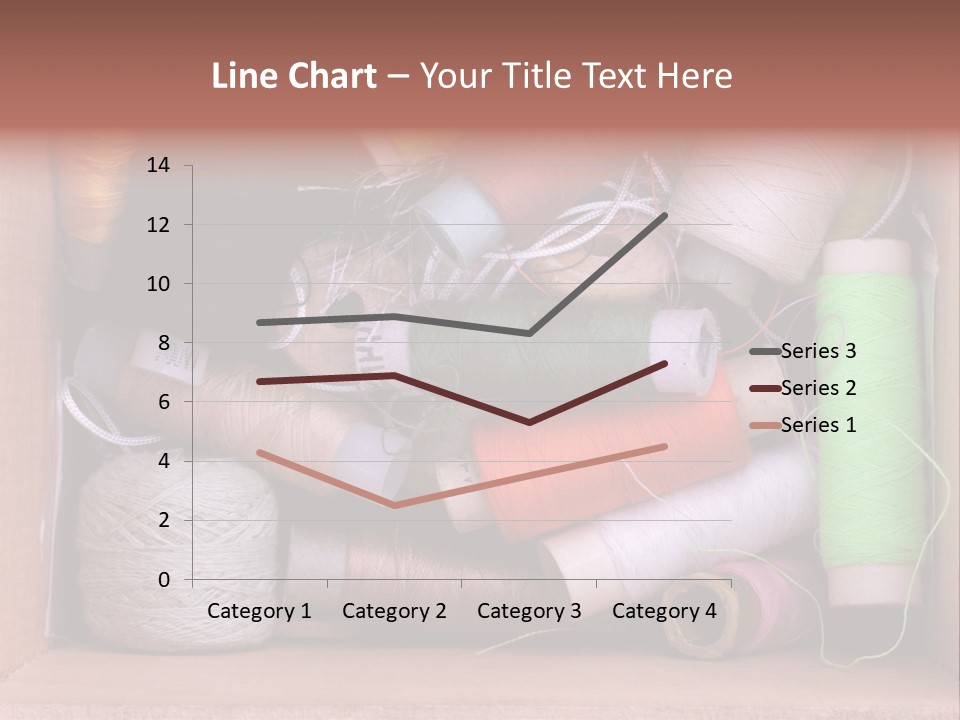 Fabric Red Work PowerPoint Template