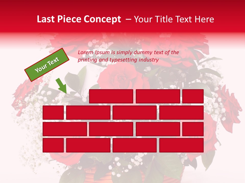 Anniversary Flowers PowerPoint Template