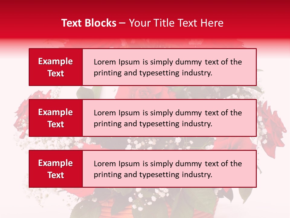 Anniversary Flowers PowerPoint Template