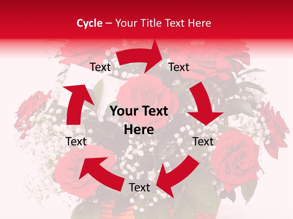 Anniversary Flowers PowerPoint Template