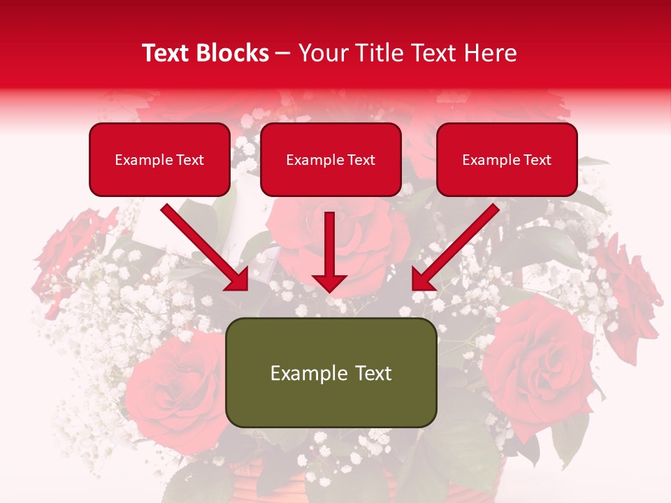 Anniversary Flowers PowerPoint Template