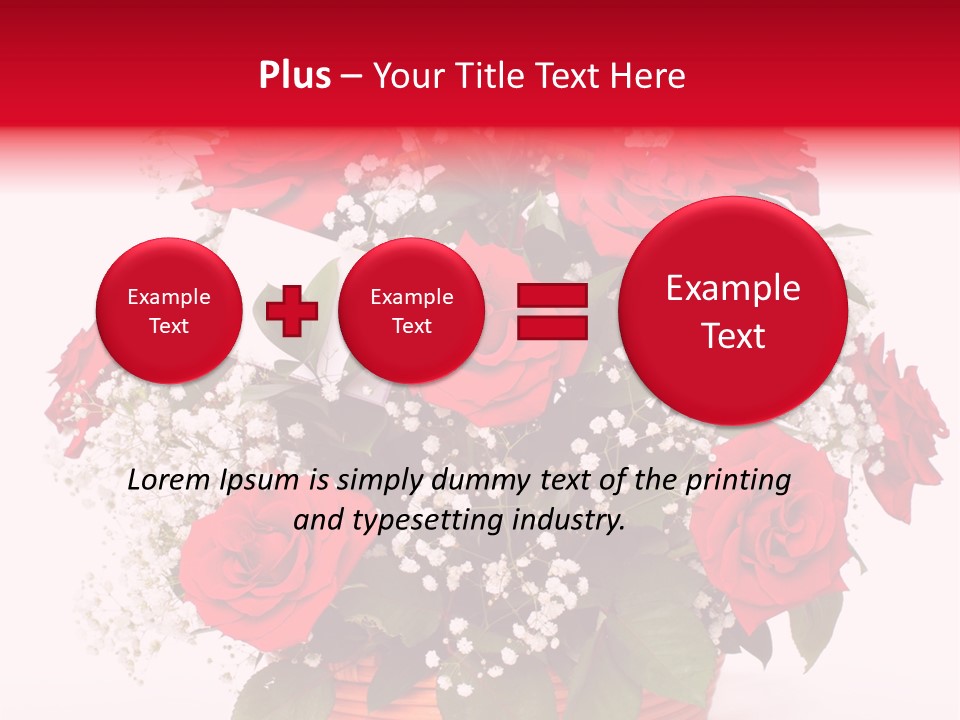 Anniversary Flowers PowerPoint Template